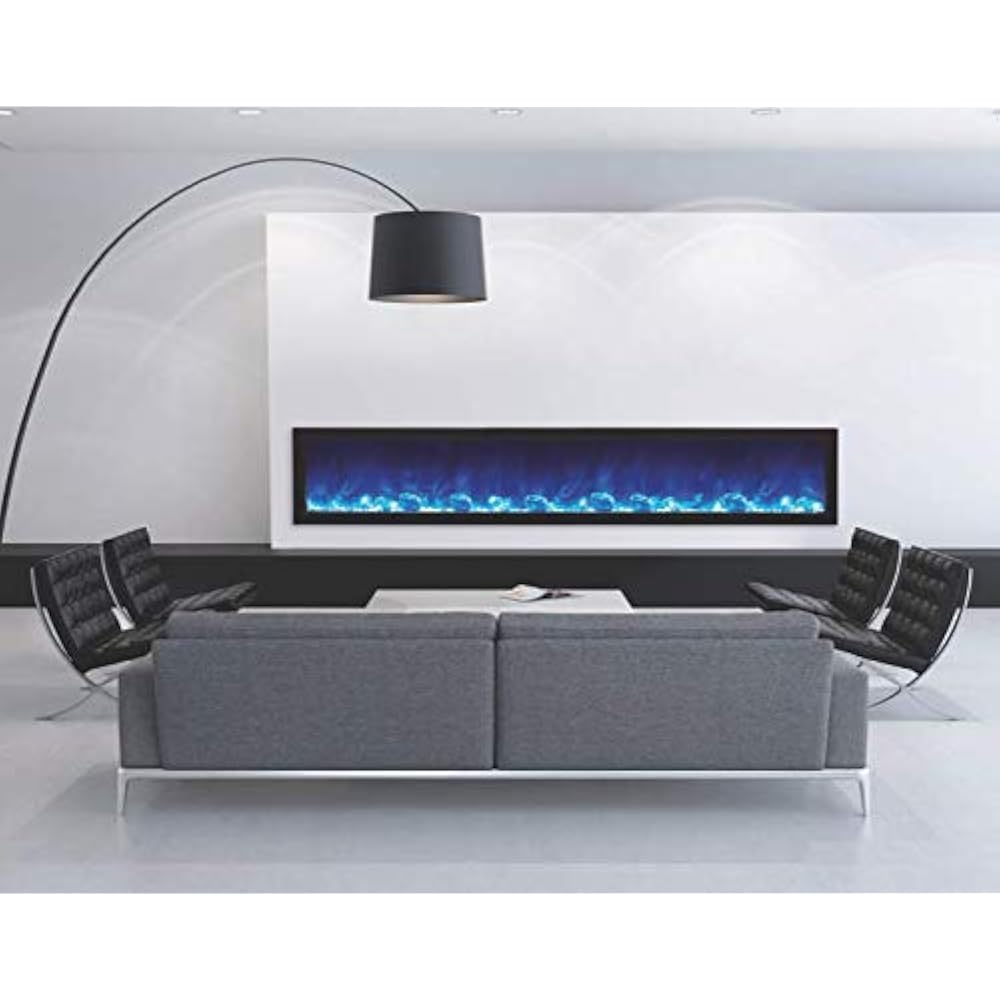 Amantii Panorama BI Series 88" Slim Smart Electric Fireplace (Model BI-88-SLIM-OD)