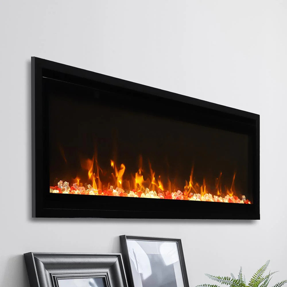 Amantii Symmetry Xtra Slim Smart 50" Electric Fireplace (Model SYM-50-XTRASLIM)