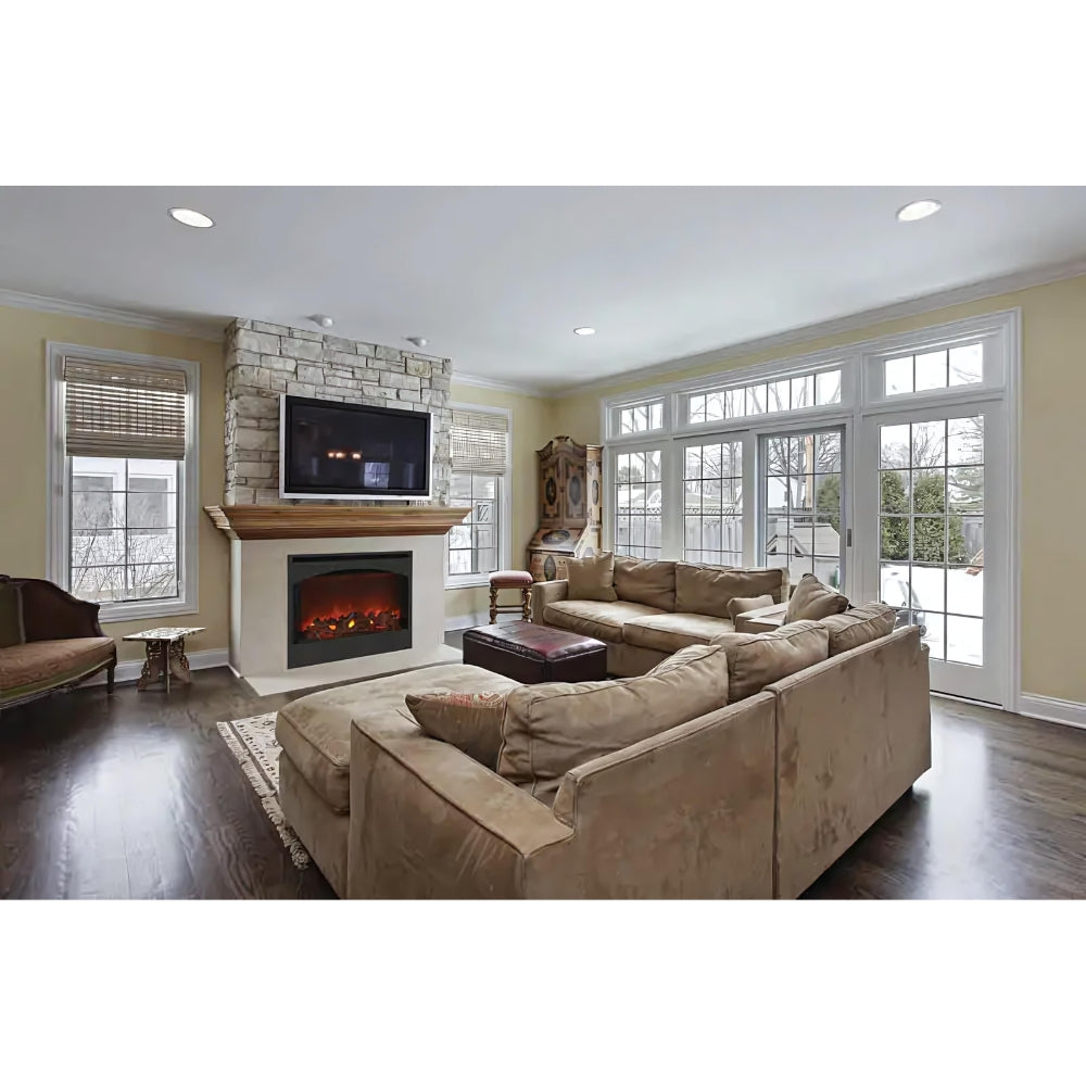 Amantii TRD Traditional Series ZECL 3228 STL Electric Fireplace (Model ZECL-31-3228-STL)