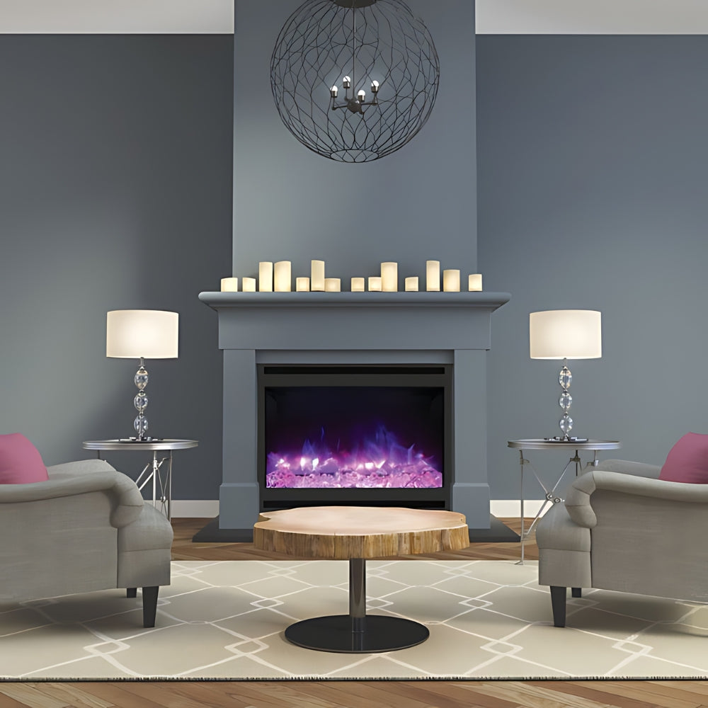 Amantii TRD Traditional Series ZECL 3228 STL Electric Fireplace (Model ZECL-31-3228-STL)
