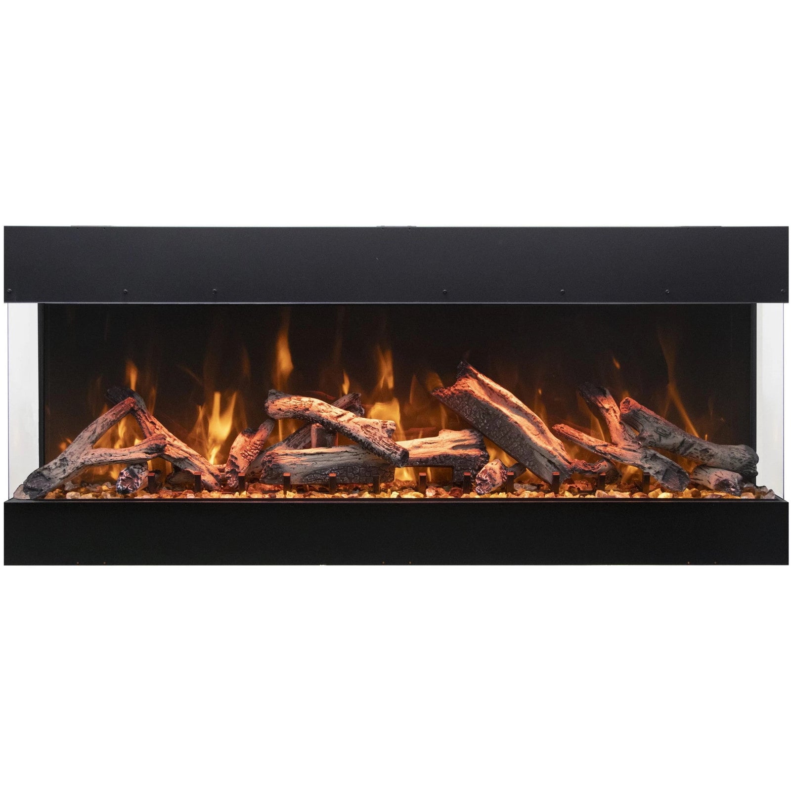 Amantii Tru View Bespoke 65" 3-Sided Built-in Electric Fireplace BESPOKE