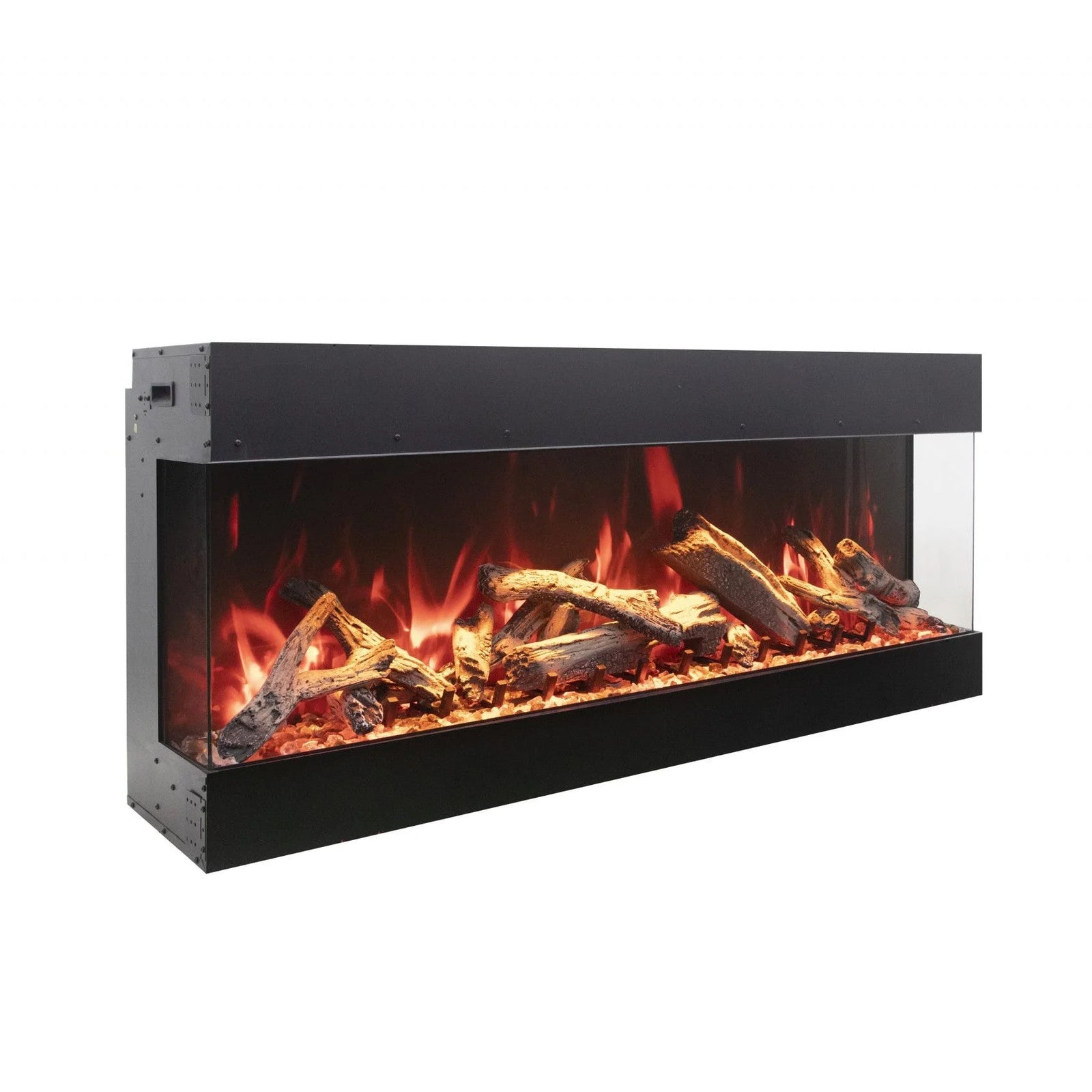 Amantii Tru View Bespoke 75" 3-Sided Built-in Electric Fireplace BESPOKE