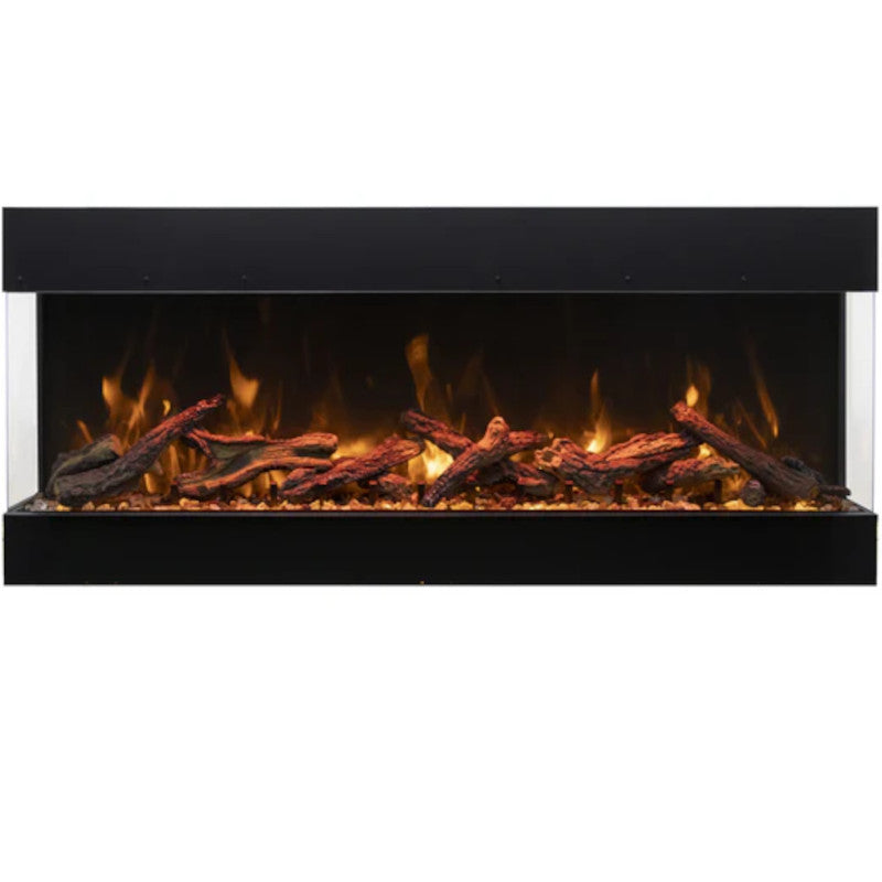 Amantii Tru View Bespoke 85" 3-Sided Built-in Electric Fireplace BESPOKE