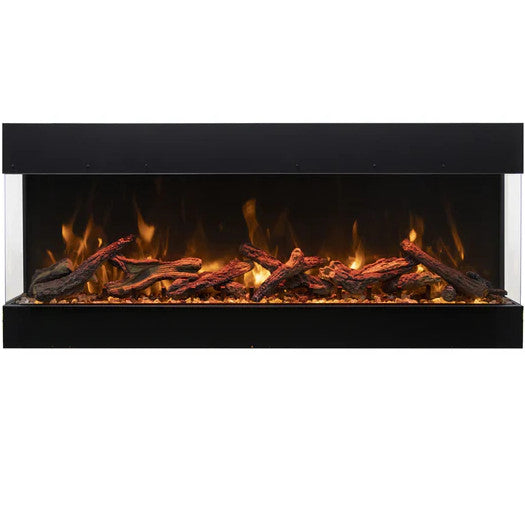 Amantii Tru View Bespoke 85" 3-Sided Built-in Electric Fireplace BESPOKE