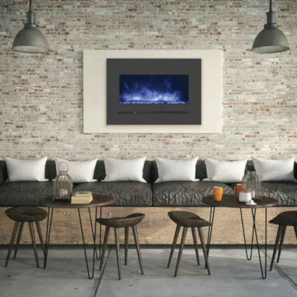 Amantii WM-FML-STL Linear 26" Electric Fireplace (Model WM-FML-26-3223-STL)