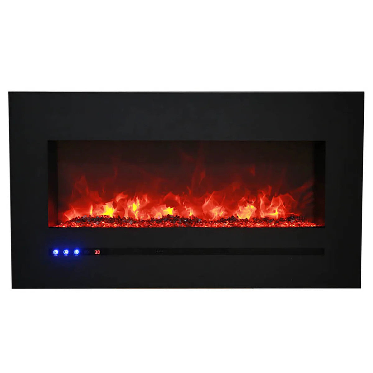 Amantii WM-FML-STL Linear 34" Electric Fireplace (Model WM-FML-34-4023-STL)