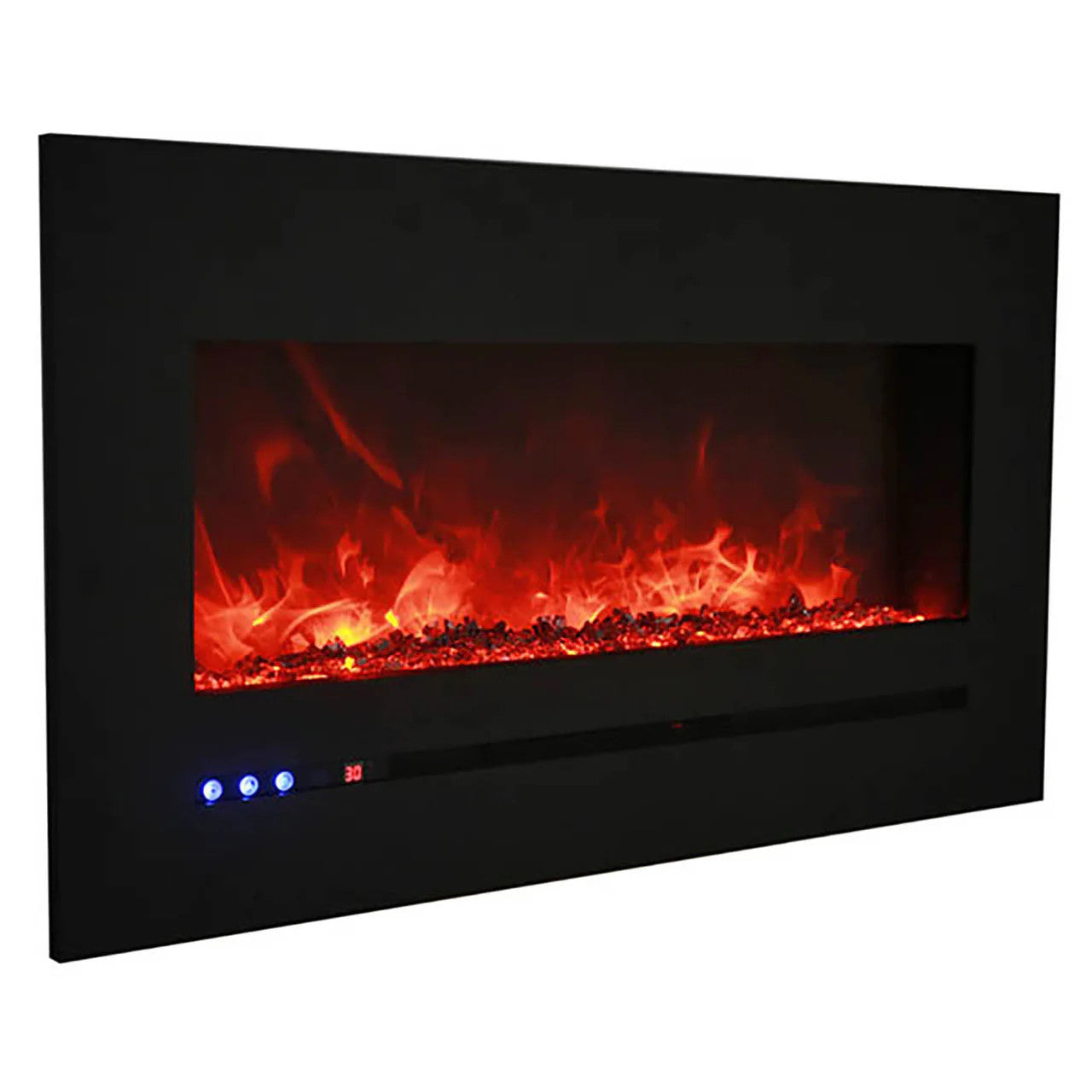 Amantii WM-FML-STL Linear 34" Electric Fireplace (Model WM-FML-34-4023-STL)