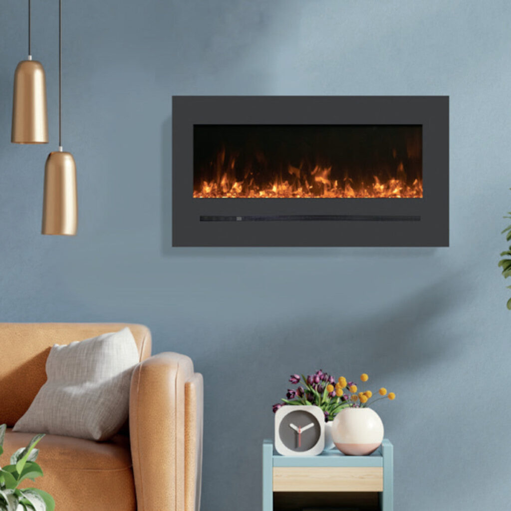 Amantii WM-FML-STL Linear 48" Electric Fireplace (Model WM-FML-48-5523-STL)