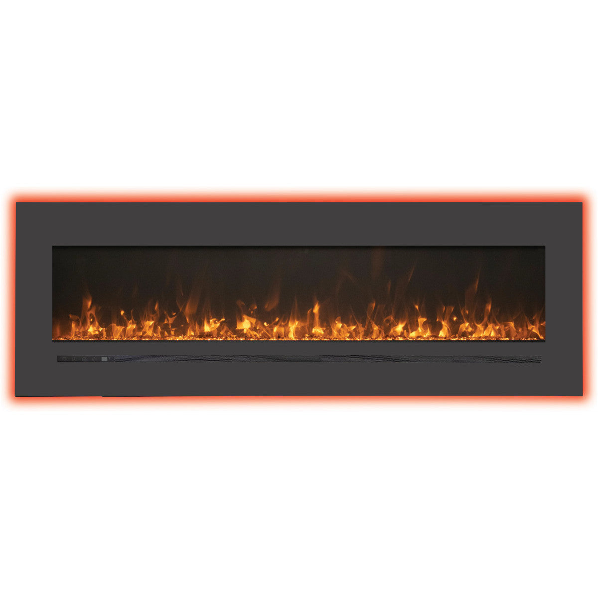 Amantii WM-FML-STL Linear 60" Electric Fireplace (Model WM-FML-60-6623-STL)
