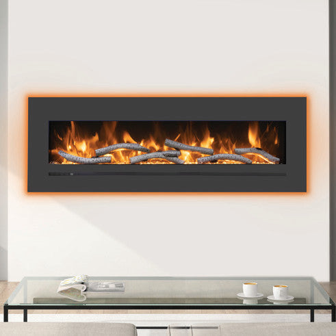 Amantii WM-FML-STL Linear 60" Electric Fireplace (Model WM-FML-60-6623-STL)