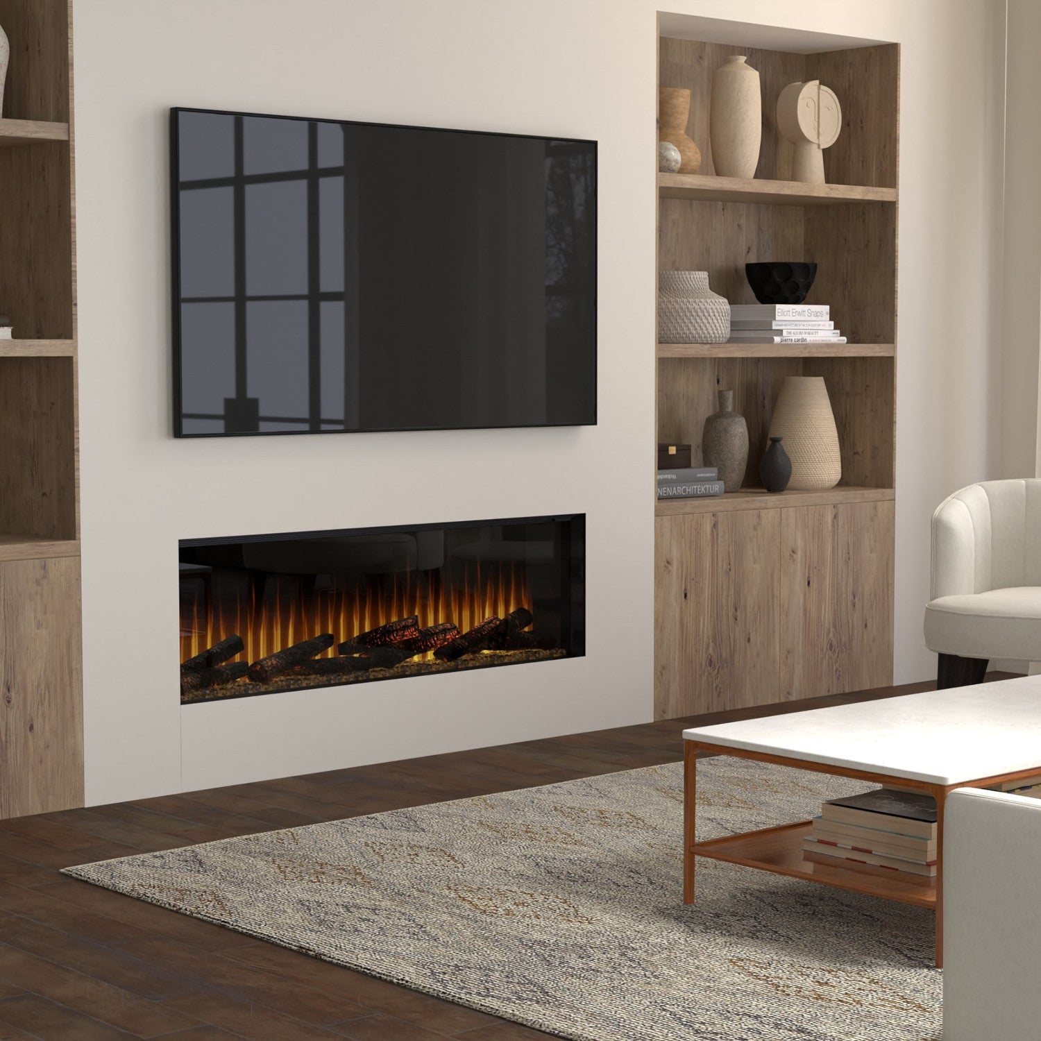 Dimplex Ignite Ultra 60" Linear Electric Fireplace Sided Or Multi Sided