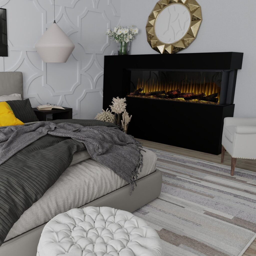 Dimplex Ignite Ultra 60" Linear Electric Fireplace Sided Or Multi Sided