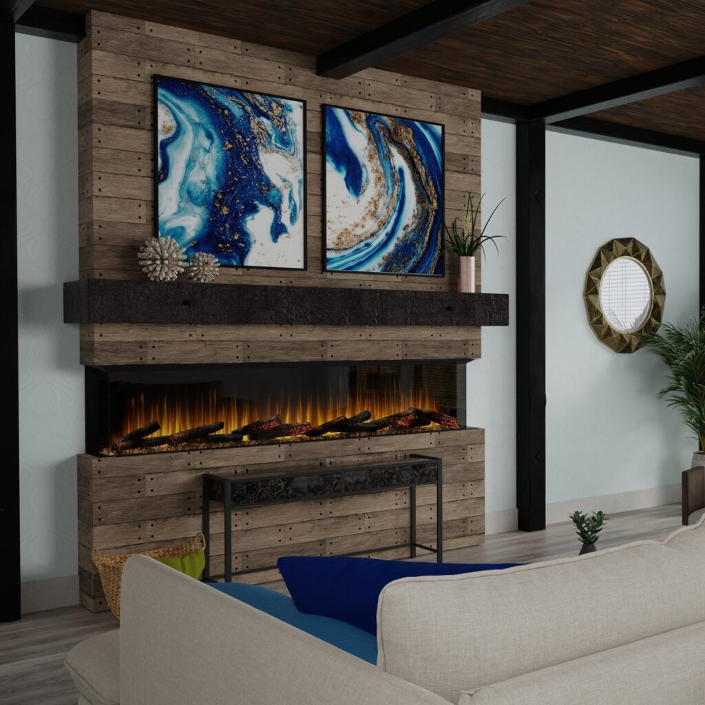 Dimplex Ignite Ultra 88" Linear Electric Fireplace Sided Or Multi Sided