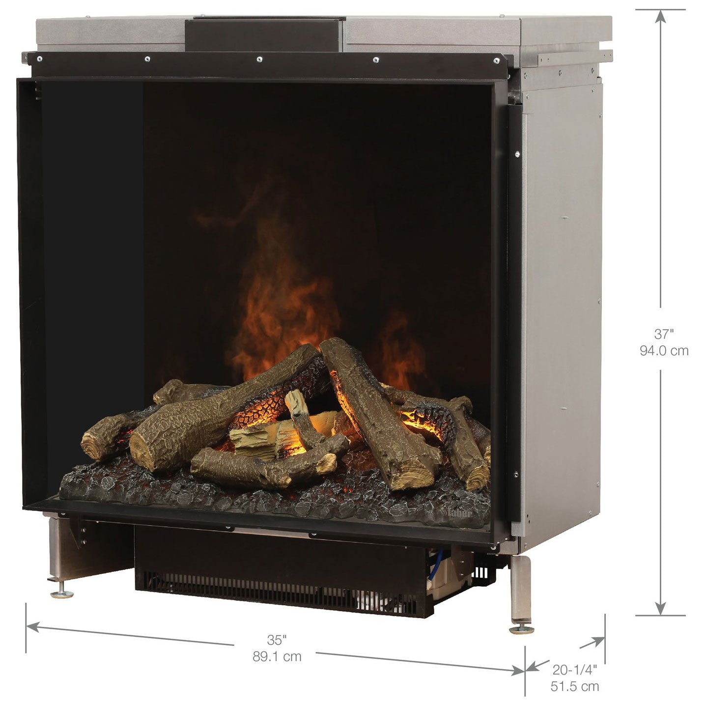 Dimplex Optimyst e-MatriX 35" Singled-Sided Built-in Electric Firebox (Model FEF3226L1)