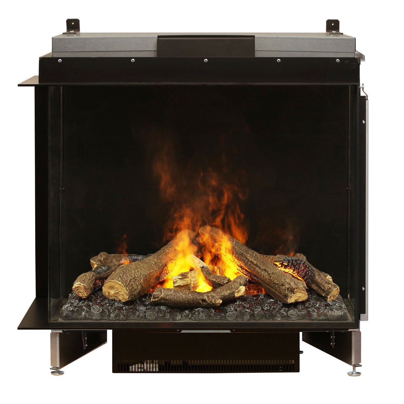 Dimplex Optimyst e-MatriX 37" Two-Sided Built-in Electric Firebox, Left-facing (Model FEF3226L2L)
