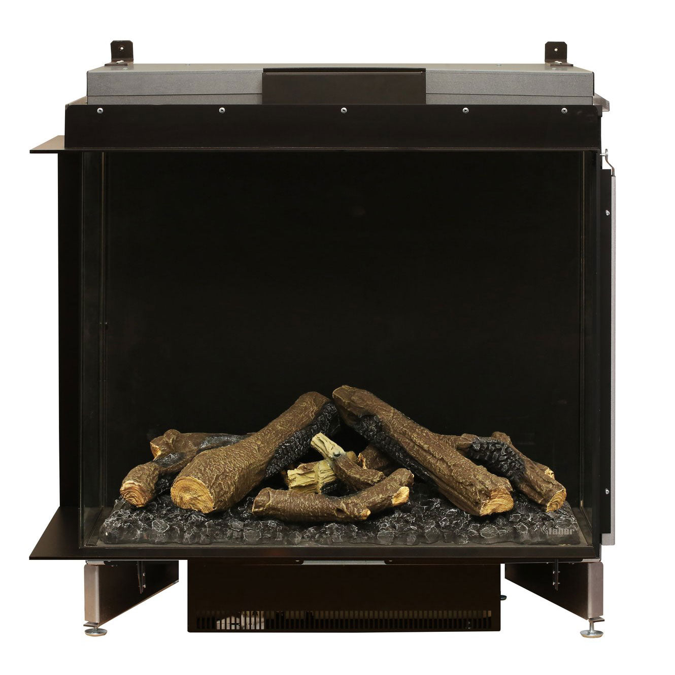 Dimplex Optimyst e-MatriX 37" Two-Sided Built-in Electric Firebox, Left-facing (Model FEF3226L2L)