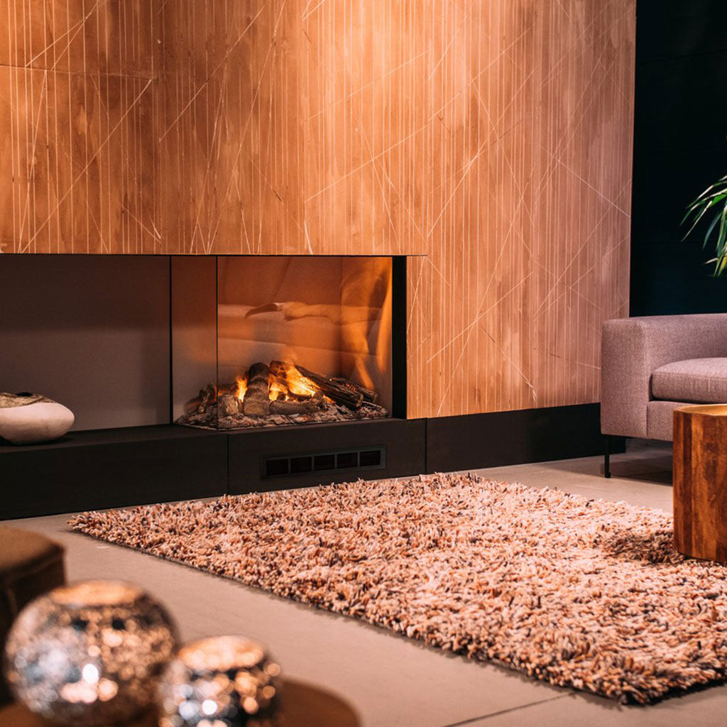 Dimplex Optimyst e-MatriX 37" Two-Sided Built-in Electric Firebox, Left-facing (Model FEF3226L2L)