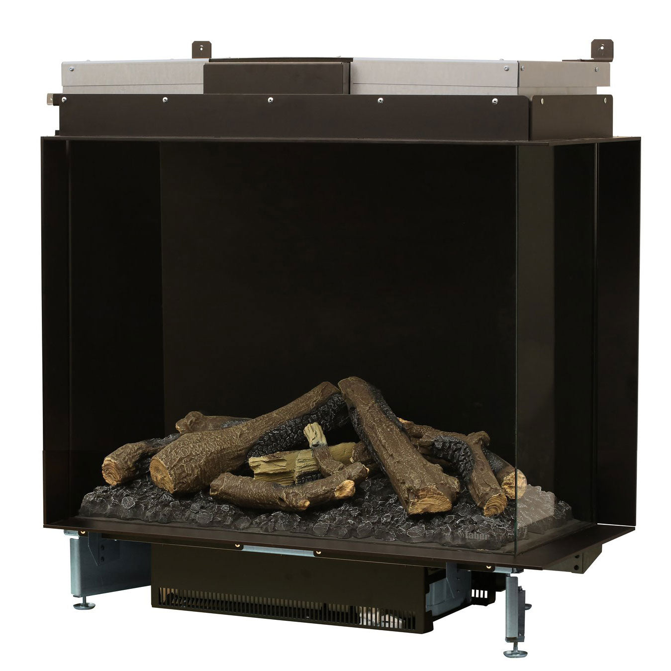 Dimplex Optimyst e-MatriX 37" Two-Sided Built-in Electric Firebox, Right-facing (Model FEF3226L2R)