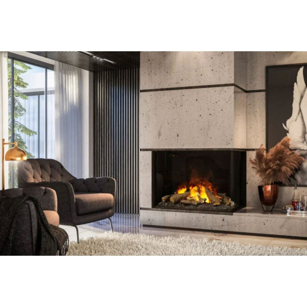 Dimplex Optimyst e-MatriX 37" Two-Sided Built-in Electric Firebox, Right-facing (Model FEF3226L2R)