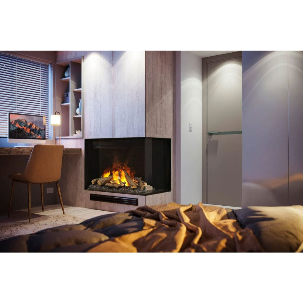 Dimplex Optimyst e-MatriX 37" Two-Sided Built-in Electric Firebox, Right-facing (Model FEF3226L2R)