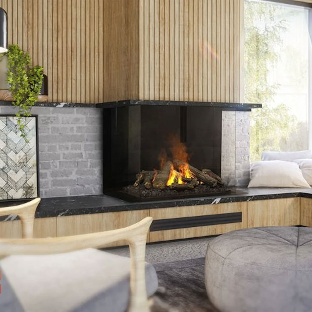 Dimplex Optimyst e-MatriX 39" Three-Sided Built-in Electric Firebox (Model FEF3226L3)