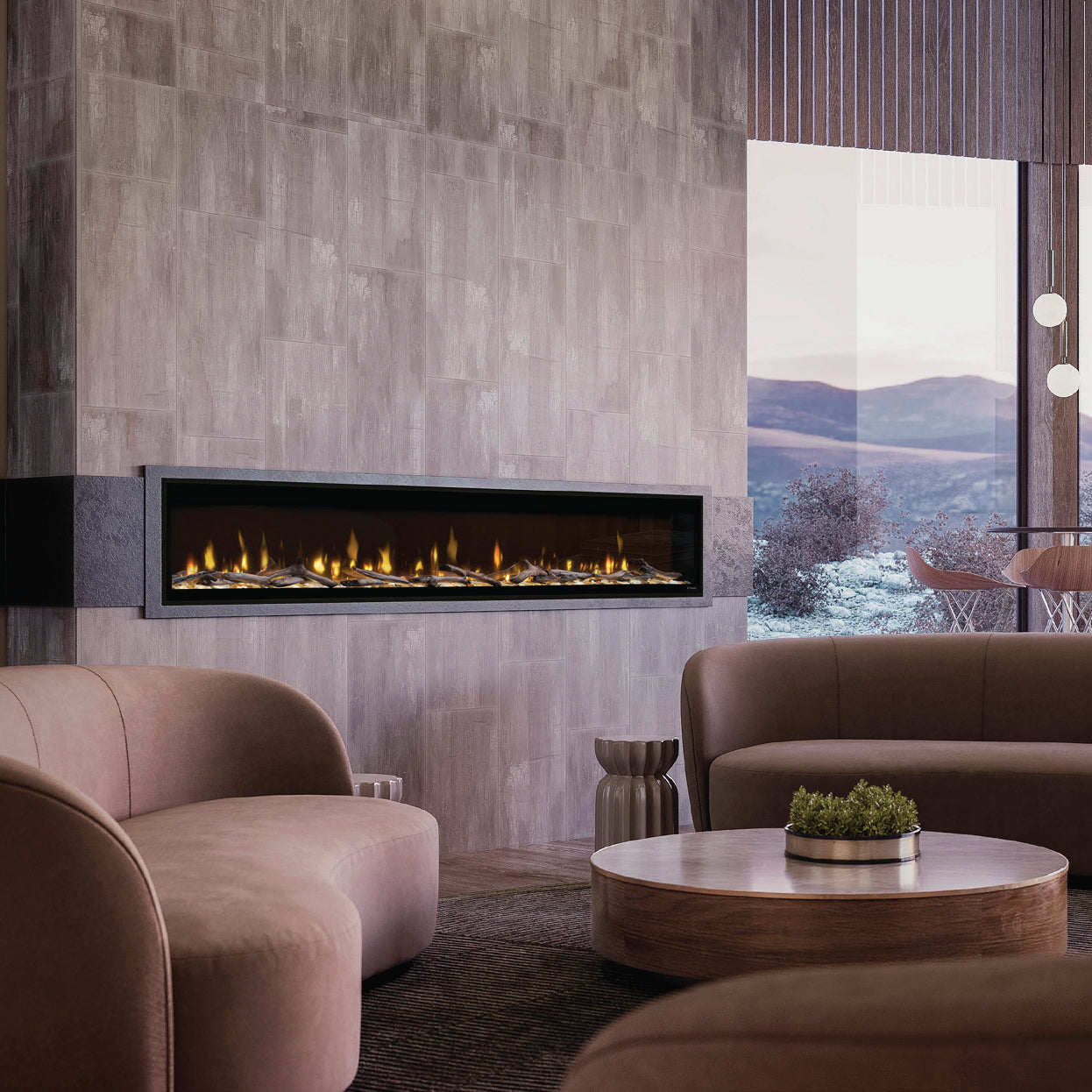 Dimplex Ignite Evolve 100" Linear Built-in Electric Fireplace