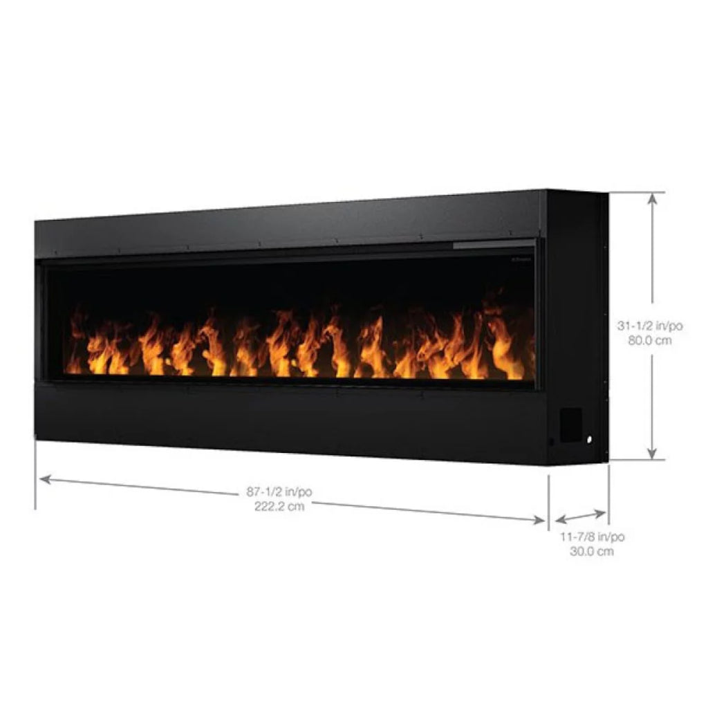 Dimplex Opti-Myst 86" Linear Wall-Mount/Built-In Electric Fireplace
