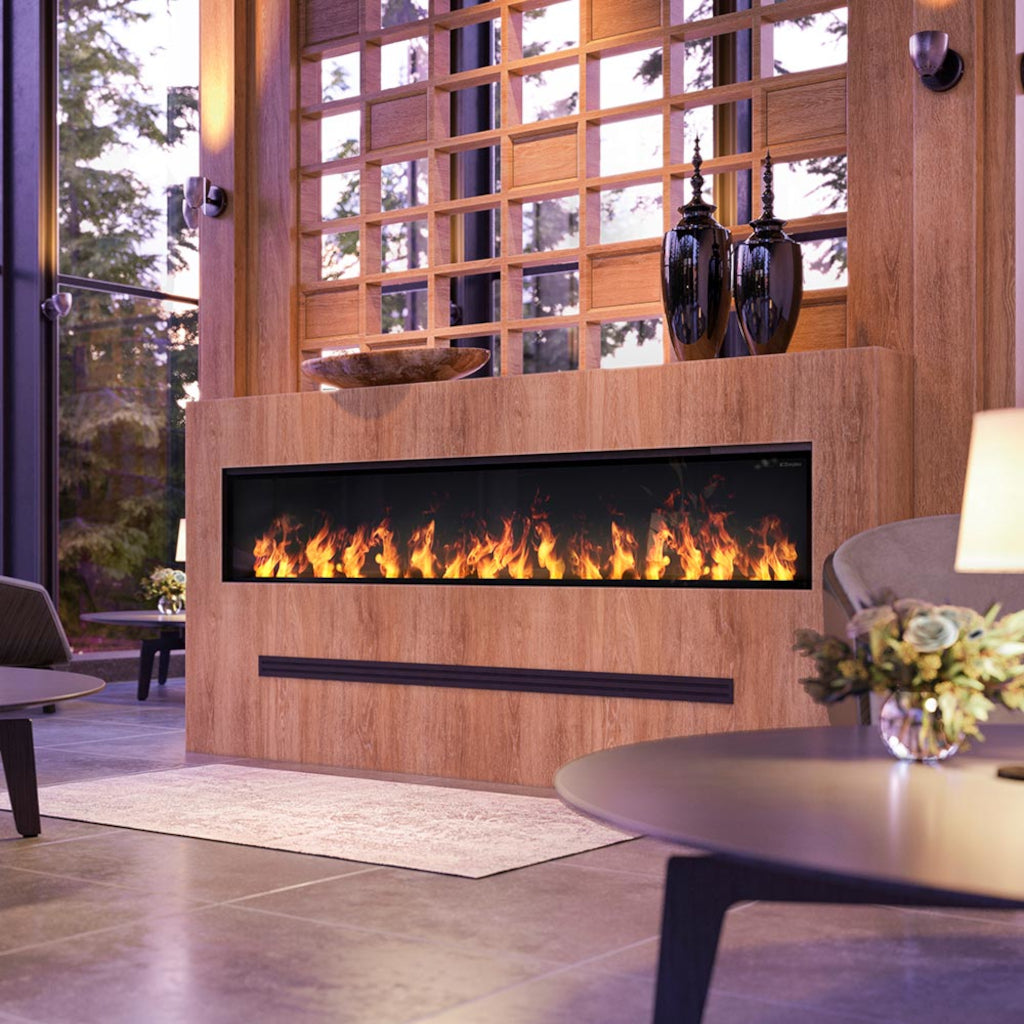 Dimplex Opti-Myst 86" Linear Wall-Mount/Built-In Electric Fireplace
