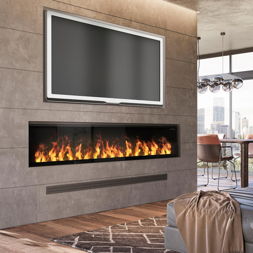 Dimplex Opti-Myst 86" Linear Wall-Mount/Built-In Electric Fireplace
