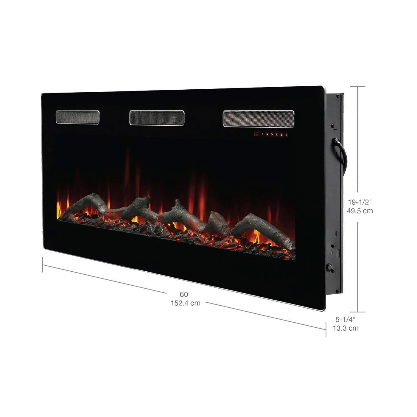 Dimplex Sierra 60" Linear Wall-mounted/Built-in Electric Fireplace (Model SIL60)