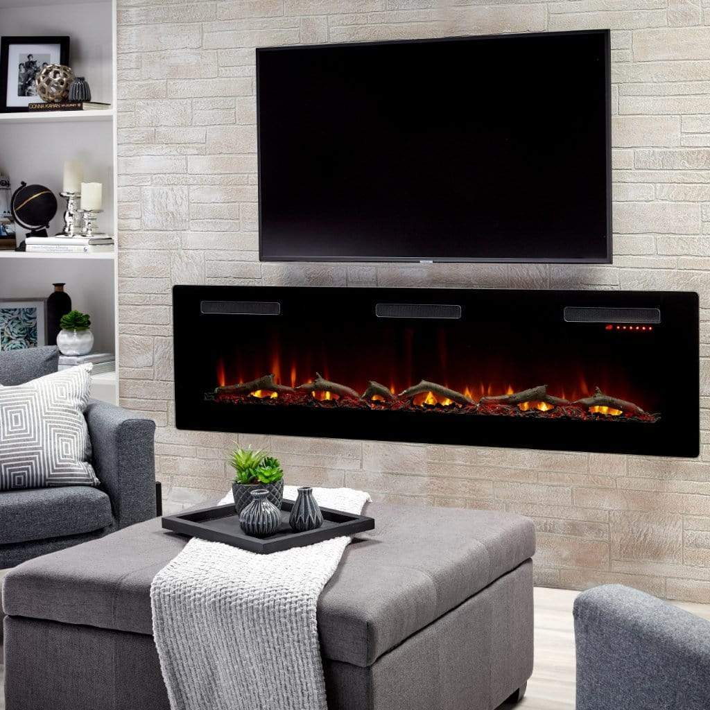 Dimplex Sierra 72" Linear Wall-mounted/Built-in Electric Fireplace (Model SIL72)
