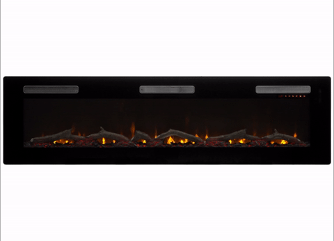 Dimplex Sierra 72" Linear Wall-mounted/Built-in Electric Fireplace (Model SIL72)