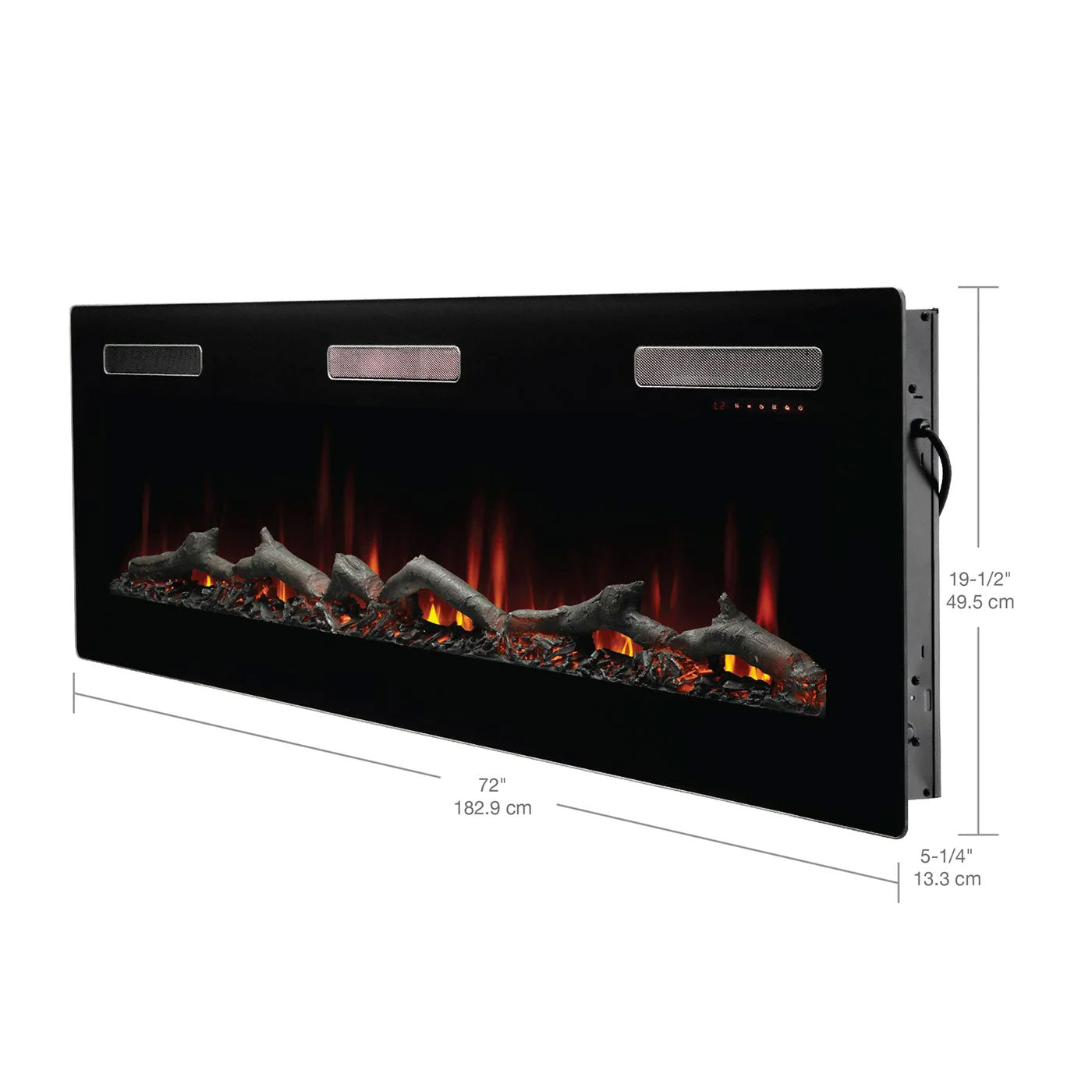 Dimplex Sierra 72" Linear Wall-mounted/Built-in Electric Fireplace (Model SIL72)