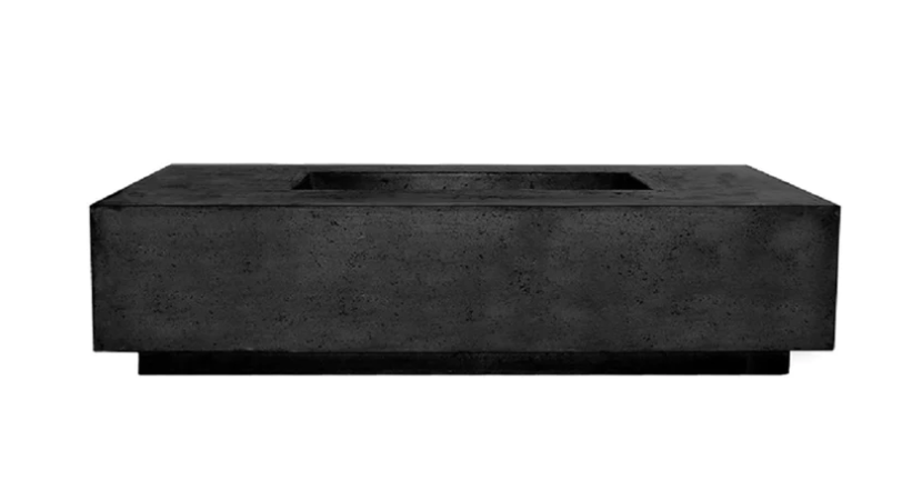 Prism Hardscapes 60" x 32" Tavola 8 Concrete Fire Table