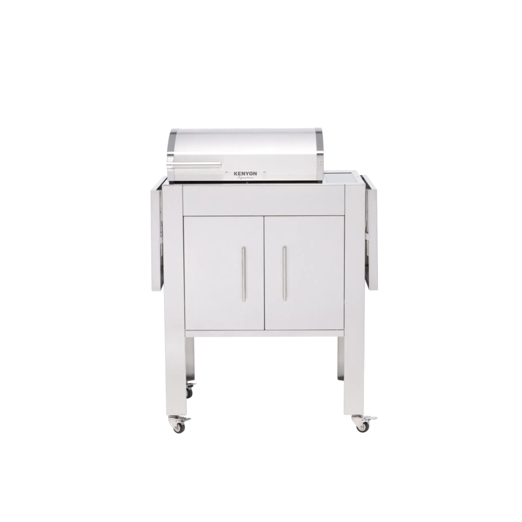Kenyon Signature 60-Inch 2-Burner Freestanding Electric Grill - 240V with IntelliKEN Touch Control & Lighted Stainless Steel Lid