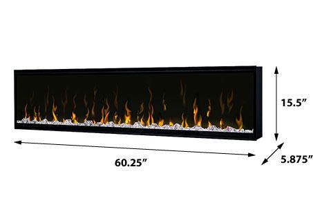 Dimplex Ignite XL 60" Built In Mount Linear Electric Fireplace (Model XLF60)