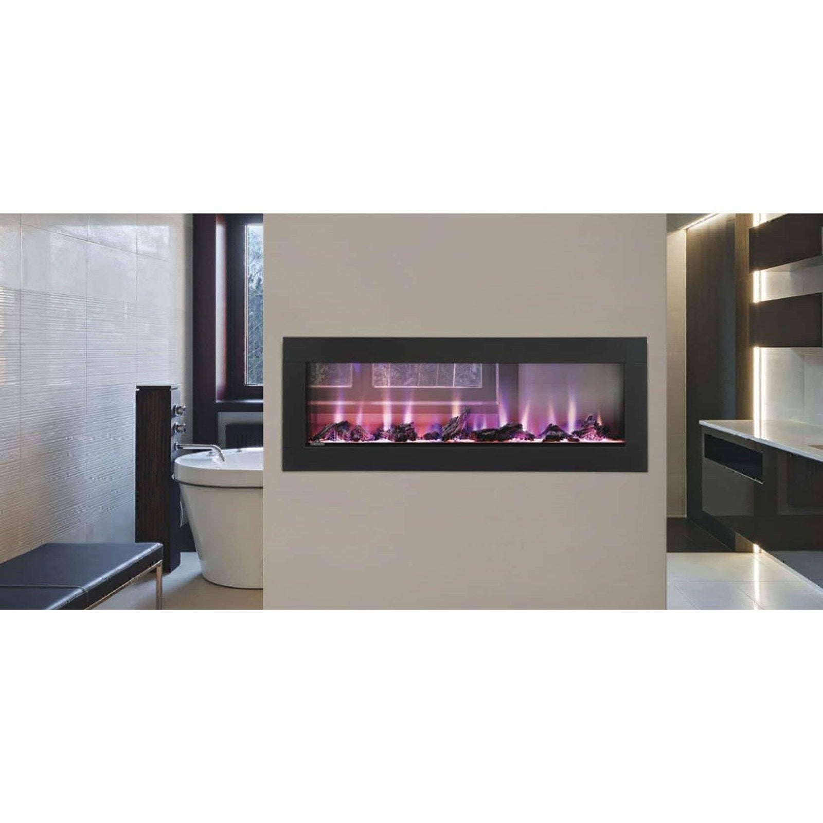 Napoleon Clearion Elite 50" See Thru Wall Mount Electric Fireplace (Model NEFBD50HE)