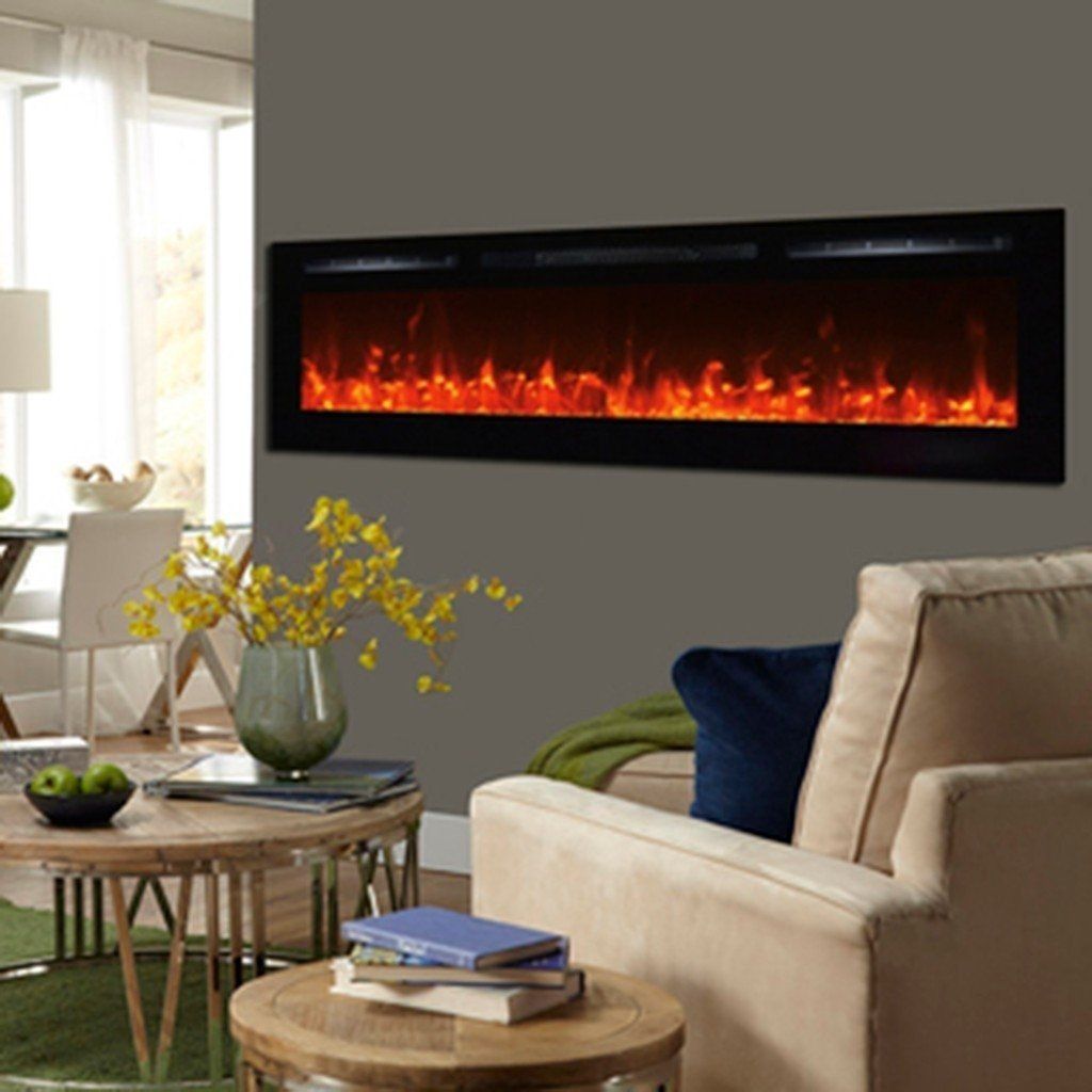 Touchstone Sideline 72" Flush Mount Electric Fireplace (Model 80015)