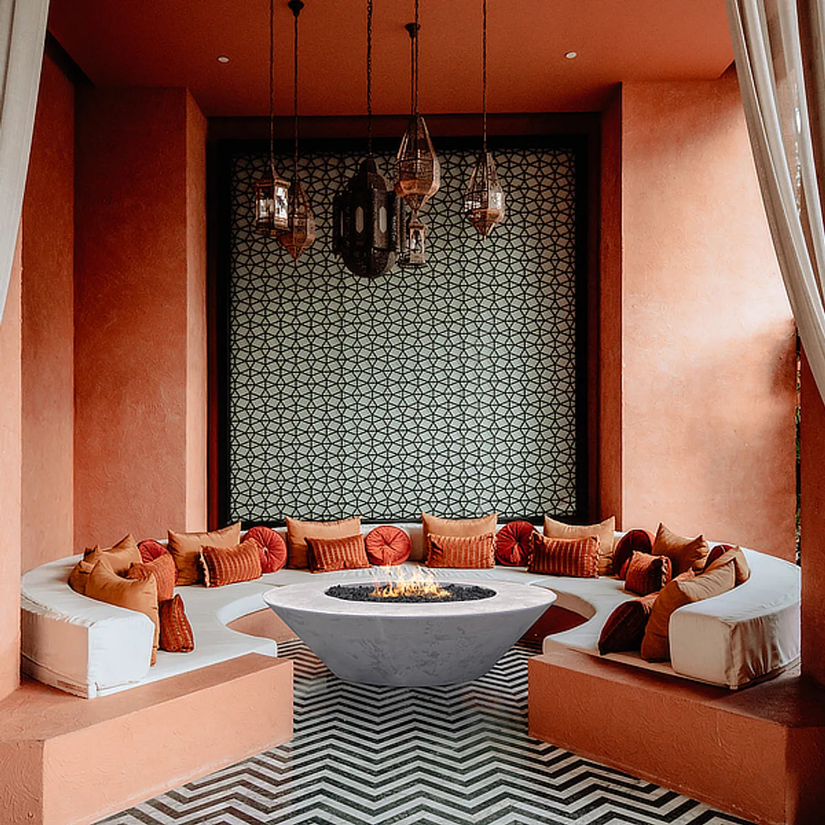 Prism Hardscapes Embarcadero 60 Concrete Fire Table