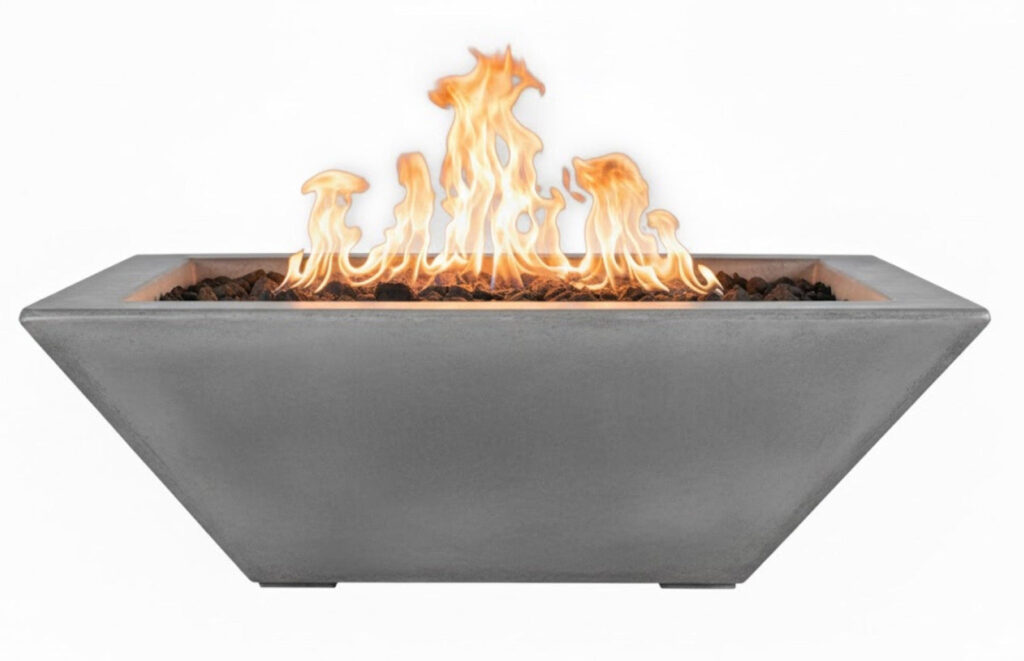 Prism Hardscapes 30" Lombard Pedestal Concrete Fire Bowl