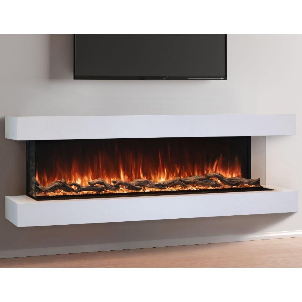 Modern Flames Landscape Pro Multi Sided Built-In 96" Electric Fireplace (Model LPM-9616V2)