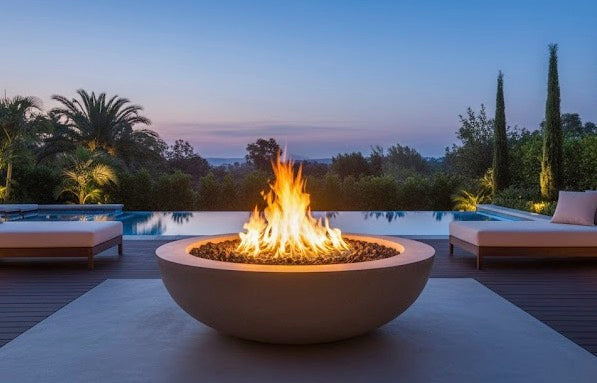 Prism Hardscapes Moderno 70 Concrete Fire Bowl