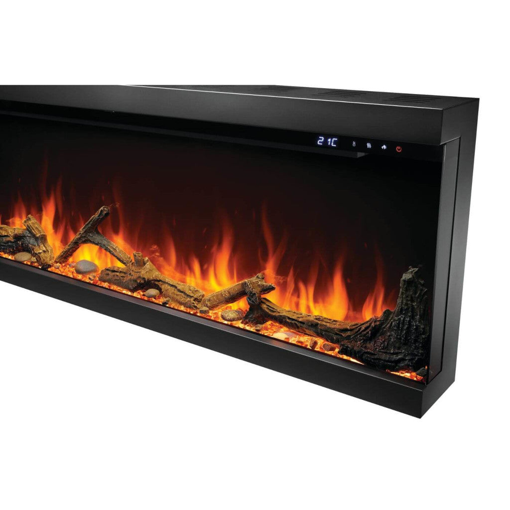 Napoleon Astound FlexMount 74" Wall Mount / Built-In Linear Electric Fireplace Sided or 3-Sided (Model NEFL74AB)