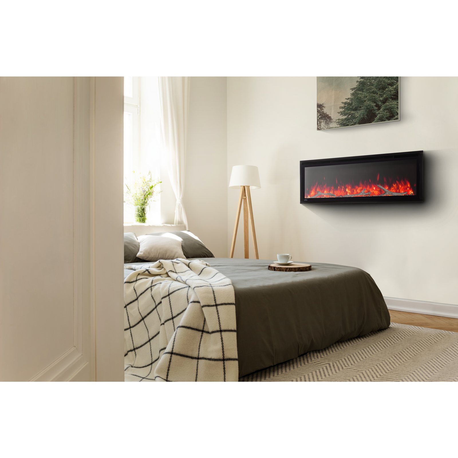 Napoleon Entice 42" Linear Wall Mount Electric Fireplace (Model NEFL42CFH-1)