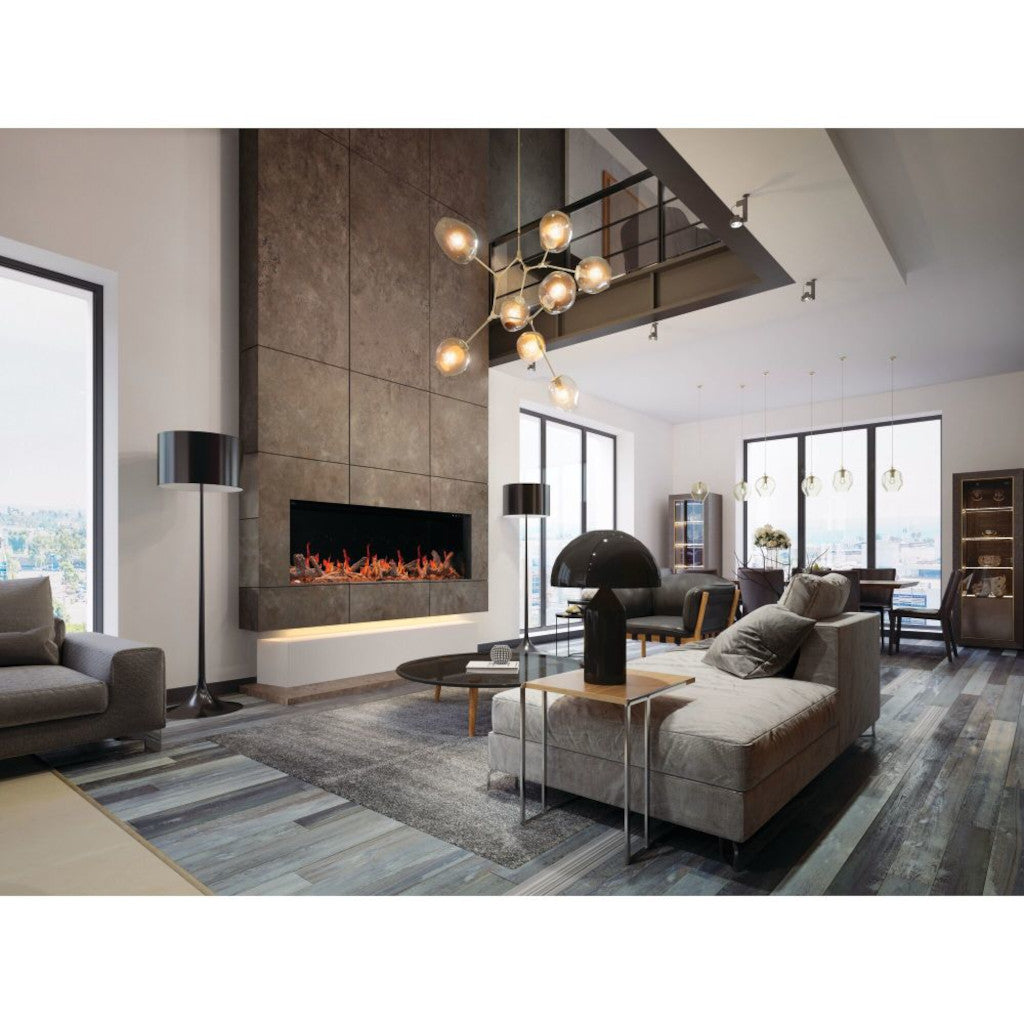 Napoleon Luminex 65" Built-In Linear Electric Fireplace or 3-Sided (Model NEFL65LCD-3SV)