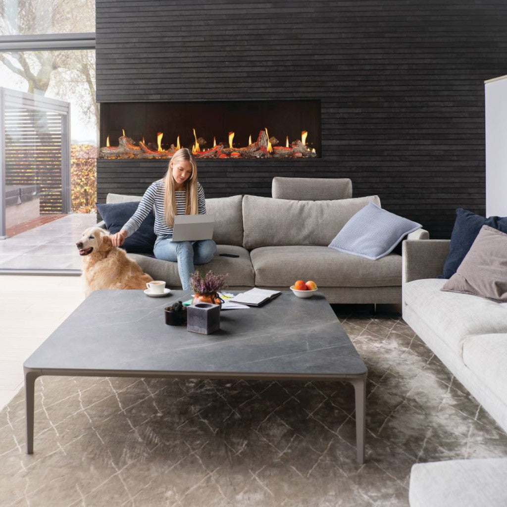 Napoleon Luminex 65" Built-In Linear Electric Fireplace or 3-Sided (Model NEFL65LCD-3SV)