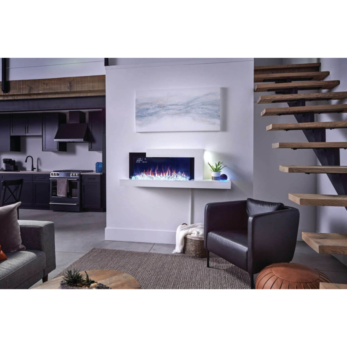 Napoleon Stylus Cara Elite Connected Wall Hanging Electric Fireplace (Model NEFP32-5019W-IOT)