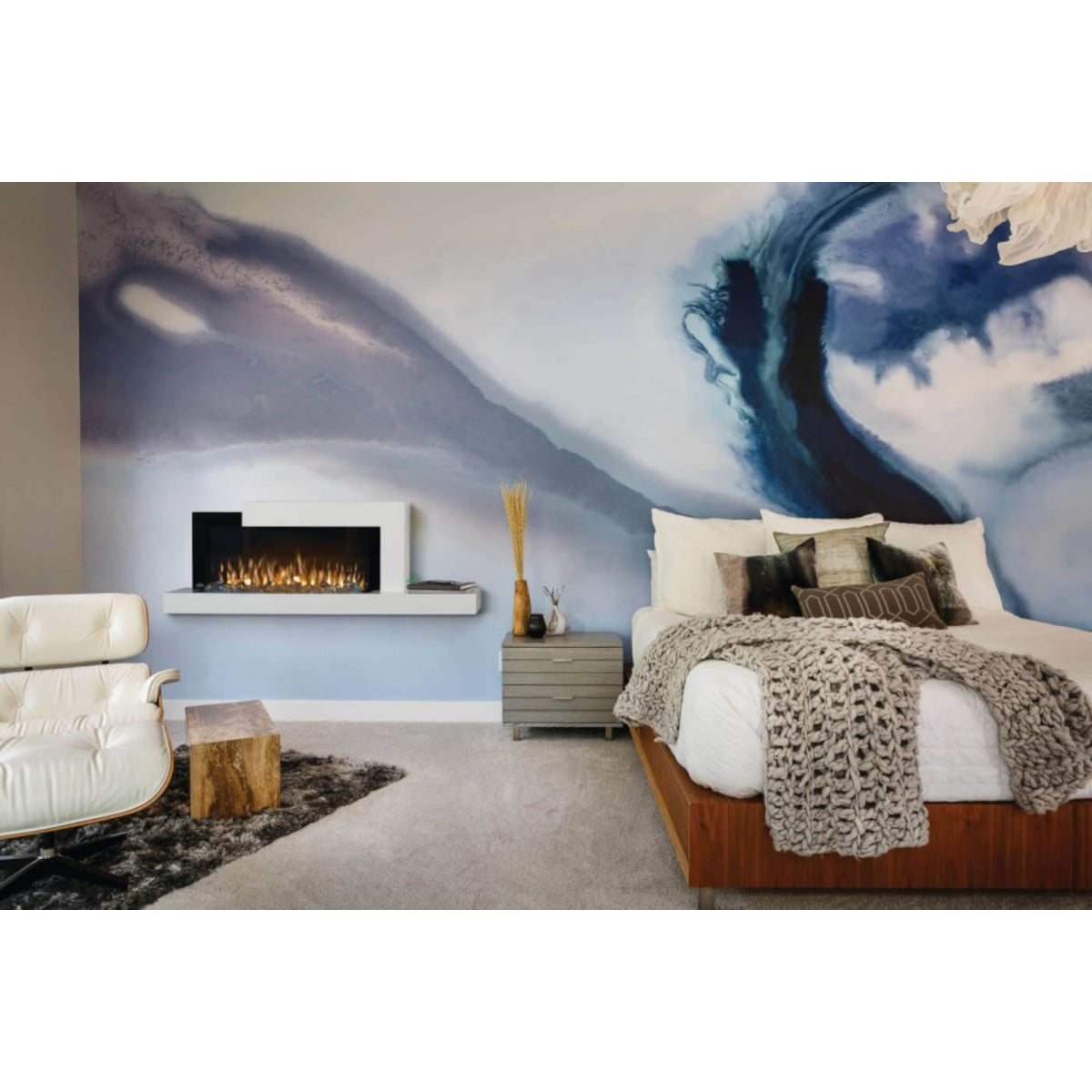 Napoleon Stylus Cara Elite Connected Wall Hanging Electric Fireplace (Model NEFP32-5019W-IOT)