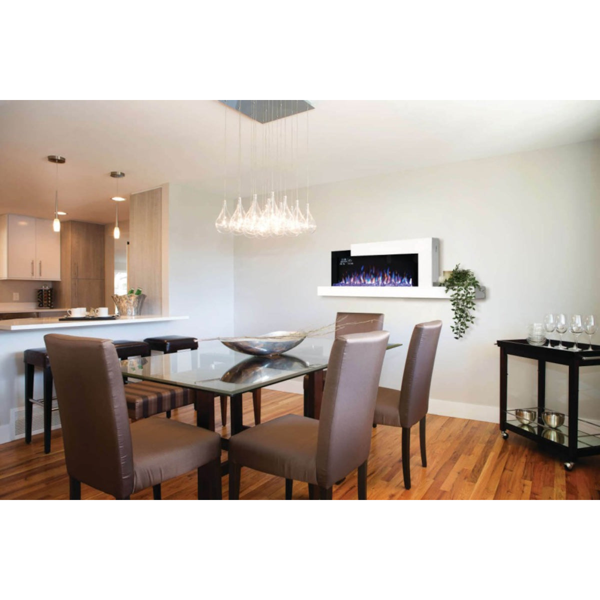 Napoleon Stylus Cara Elite Connected Wall Hanging Electric Fireplace (Model NEFP32-5019W-IOT)
