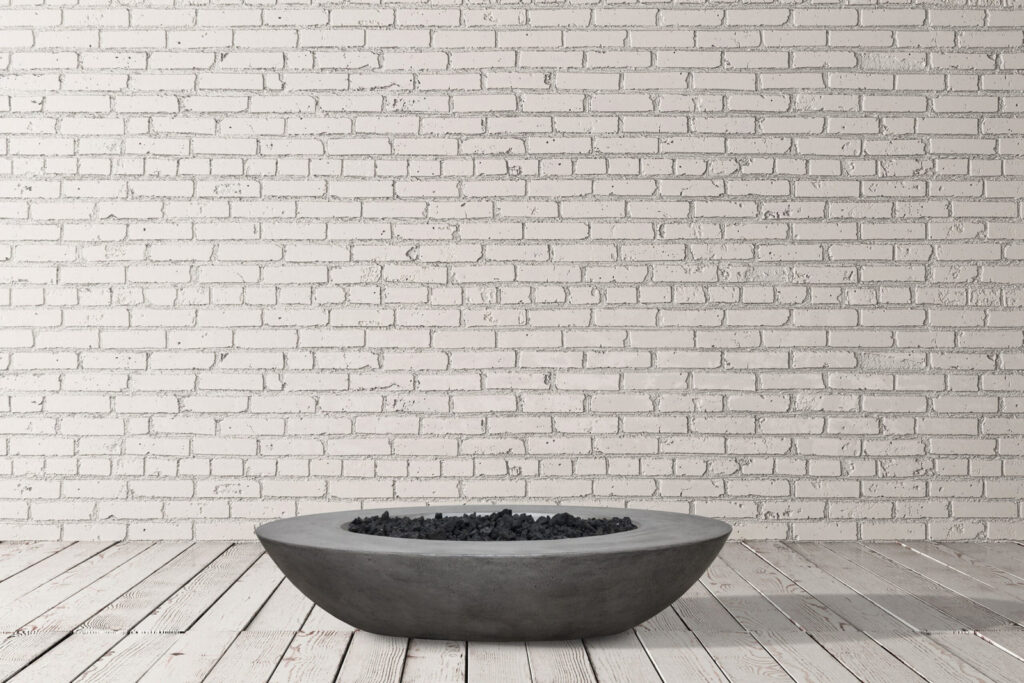 Prism Hardscapes 60" x 36" Ovale Concrete Fire Bowl